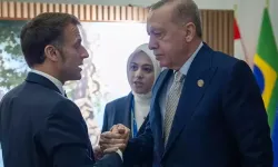 Cumhurbaşkanı Erdoğan, Macron'la görüştü