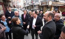 Manisa Büyükşehir Belediye Başkanı Dutlulu, Karaköy Pazarı'nı ziyaret etti