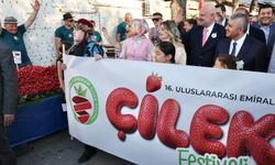 Emiralem Çilek Festivali'ne görkemli açılış