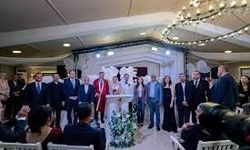 Eyyüp Kadir İnan ve Mahmut Atilla Kaya, Mirhanoğlu ile Özkan çiftinin nikâh törenine katıldı