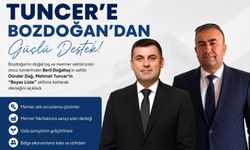 Tuncer'e Bozdoğan'dan Güçlü Destek