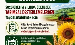 Aydınlı üreticilere ÇKS uyarısı: "Son tarih 30 Haziran