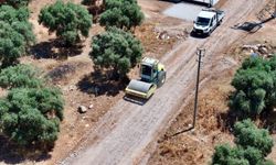 Didim’de yol çalışmaları sürüyor