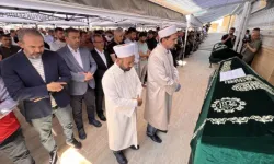 Yangında ölen 3 kardeşe acı veda