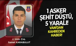 Van’da trafik kazasında 1 asker şehit oldu