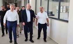 Menemen’de yapımı süren yeni gençlik merkezinde inceleme