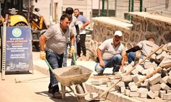 Manisa’nın yeni yerleşim yeri Akgedik’te yollar yenileniyor