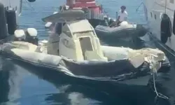 Bodrum’da marinada lastik botta patlama: 1 yaralı