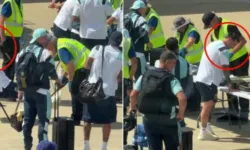 Messi havalimanında didik didik arandı