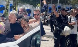 Özel sektör öğretmenlerinin yürüyüşüne polis müdahalesi