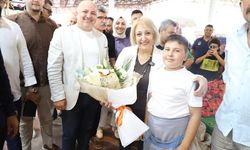 Başkan V. Şen Sahaya İndi İlk Durak Pazar Esnafı Oldu
