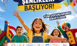 Başkan Galip özelden 55 mahalleye çocuk şenliği