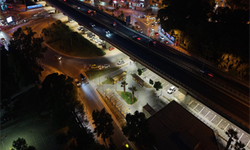 Bornova’nın en işlek noktası artık ışıl ışıl