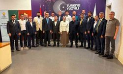 Edremit Ticaret Odası heyetinden AK Parti Genel Merkezi’ne ziyaret
