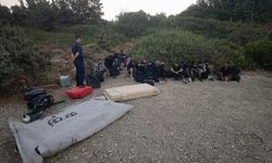 Çeşme’de 16 düzensiz göçmen yakalandı