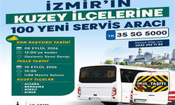 Büyükşehir’den İzmir’e 400 yeni servis aracı plakası