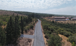 Kınık’ta 5 mahalleyi birbirine bağlayan yollar yenilendi