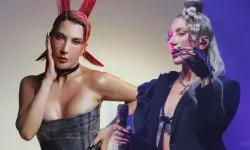 Hande Yener Amsterdam'da ikinci el kostümlerini satışa çıkardı