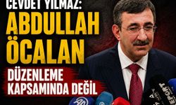 CEVDET YILMAZ: ÖCALAN DÜZENLEME KAPSAMINDA DEĞİL