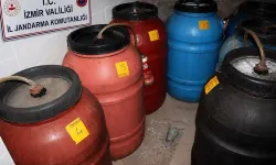 Urla’da 2 bin 200 litre sahte alkol ele geçirildi