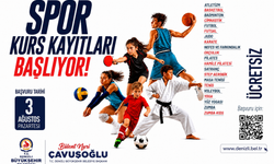 Denizli'de 22 branşta spor kursu kayıtları başlıyor