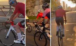 Eski vali Çiçekli İstanbul’da pedal çevirdi