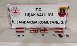 Uşak’ta jandarmadan uyuşturucu operasyonunda 4 kişi tutuklandı