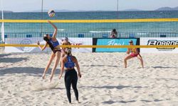 Çeşme’de Uluslararası Grand Slam Plaj Voleybolu heyecanı başladı