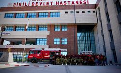 Dikili’de nefes kesen itfaiye tatbikatı