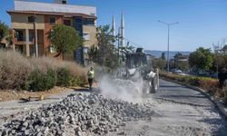 Tehlike arz eden yol geçici olarak güvenceye alındı