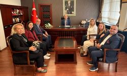 CHP Karşıyaka’dan Kaymakam Özkan Demir’e makam ziyareti