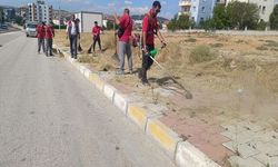 Uşak’ta kuru otlara karşı temizlik çalışması