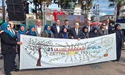 Ayvalık’ta 21. Zeytin Hasat ve Turizm Festivali başladı: Zeytinler dalında kaldı!