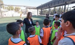 Başkan Mutlu Kış Spor Okulları’nda çocuklarla buluştu