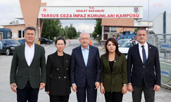 Kılıçdaroğlu, tutuklu Mersin Büyükşehir Belediye Başkanı Seçer ile Yenişehir Belediye Başkanı Özyiğit’i ziyaret etti