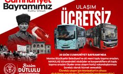 Cumhuriyet Bayramı’nda Toplu Taşıma Gün Boyu Ücretsiz Olacak