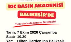 İGC BASIN AKADEMİSİ BÖLGE İL EĞİTİMLERİ BU KEZ BALIKESİR’DE