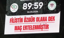 Konyaspor Filistin maçı 89.59’da 2-2 bitti