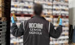 İzmir’de yılın en büyük kaçak içki operasyonu: 3 milyon 800 bin liralık kaçak içki ele geçirildi