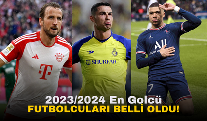 2023/2024 En Golcü Futbolcuları Belli Oldu | Mbappe, Ronaldo, Kane... Listede Kimler Var?