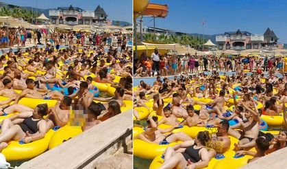 İzmir’de aquapark izdihamı