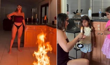 Influencer olmak uğruna iki çocuğuna akıl almaz eziyet!