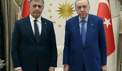 Erdoğan, Cemil Tugay’ı Külliye’de kabul etti