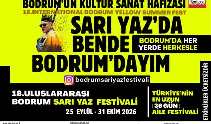 Bodrum Sarı Yaz Festivali 25 Eylül’de başlıyor