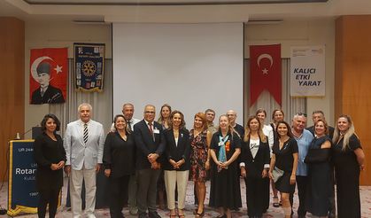 Urla Rotary Kulübünde eğitim ve okuryazarlık buluşması