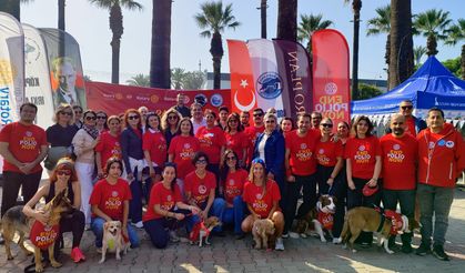 İZMİR’DE PATİLİ DOSTLAR, ÇOCUK FELCİNE KARŞI İYİLİK İÇİN KOŞTU.