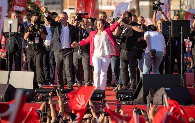 CHP'nin  “Millet İradesine Sahip Çıkıyor İzmir Mitingi”nden kareler...
