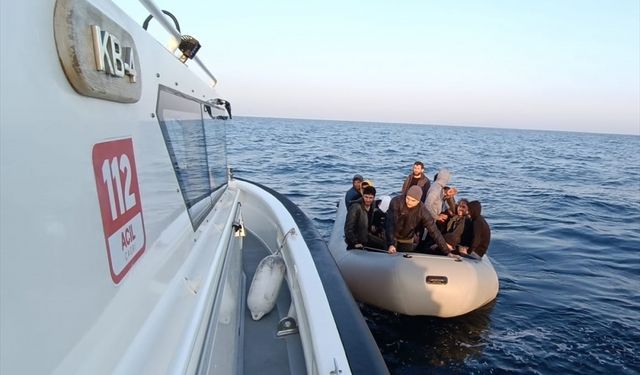 Aydın açıklarında 36 düzensiz göçmen kurtarıldı