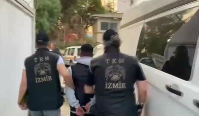 İzmir'de terör operasyonu 5 gözaltı