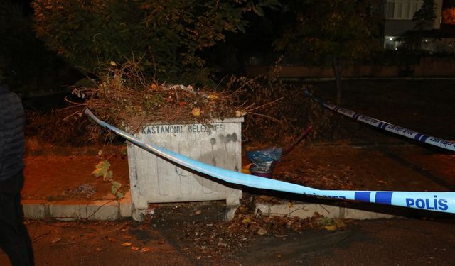 Çöp konteynerinin yanında yeni doğmuş bebek bulundu